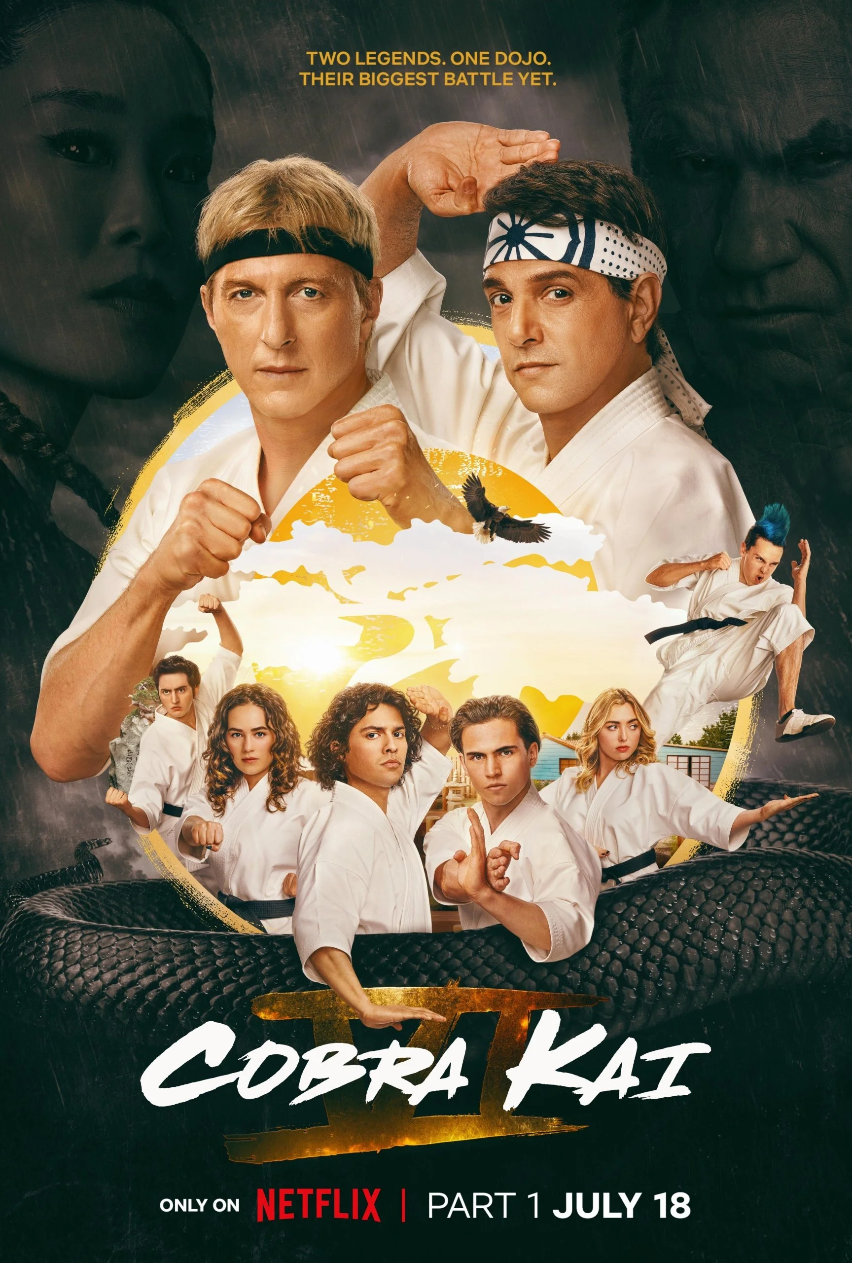 Постер «Кобра Кай»: сериал, объединяющий поколения